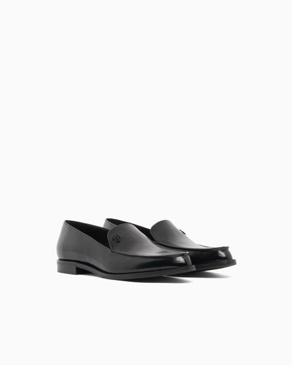 Icon shiny polished leather loafers