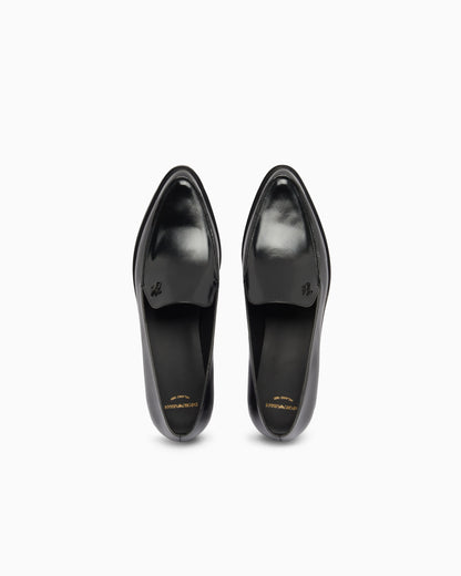 Icon shiny polished leather loafers