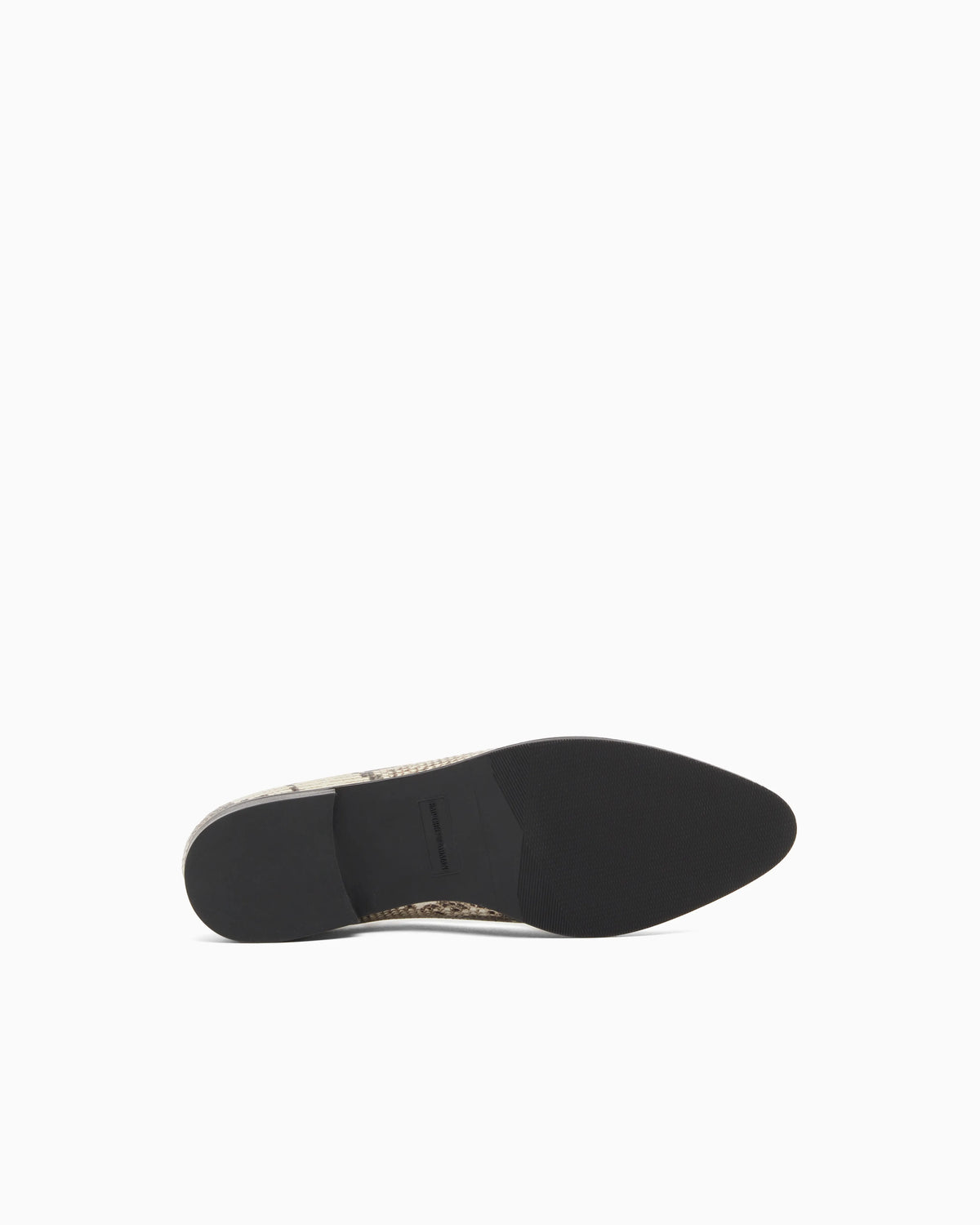 Icon python-print leather loafers
