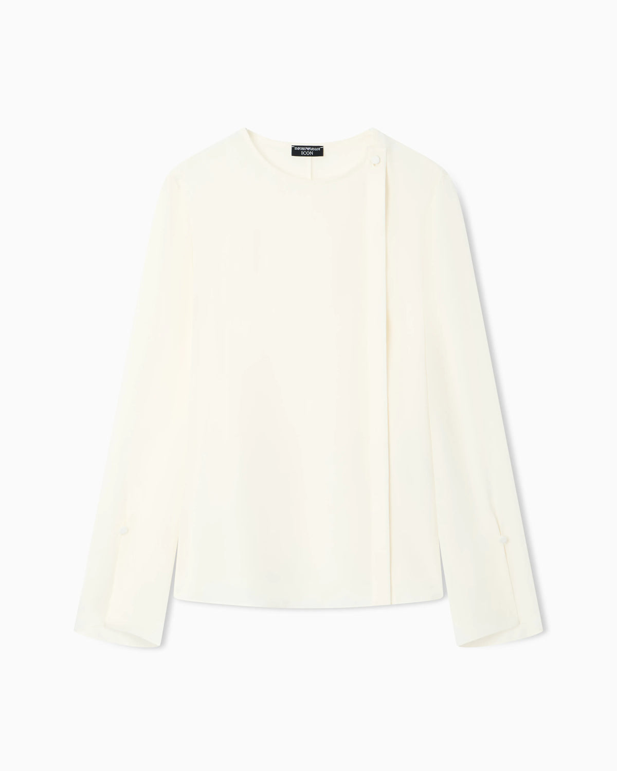 Icon blouse in silk double georgette