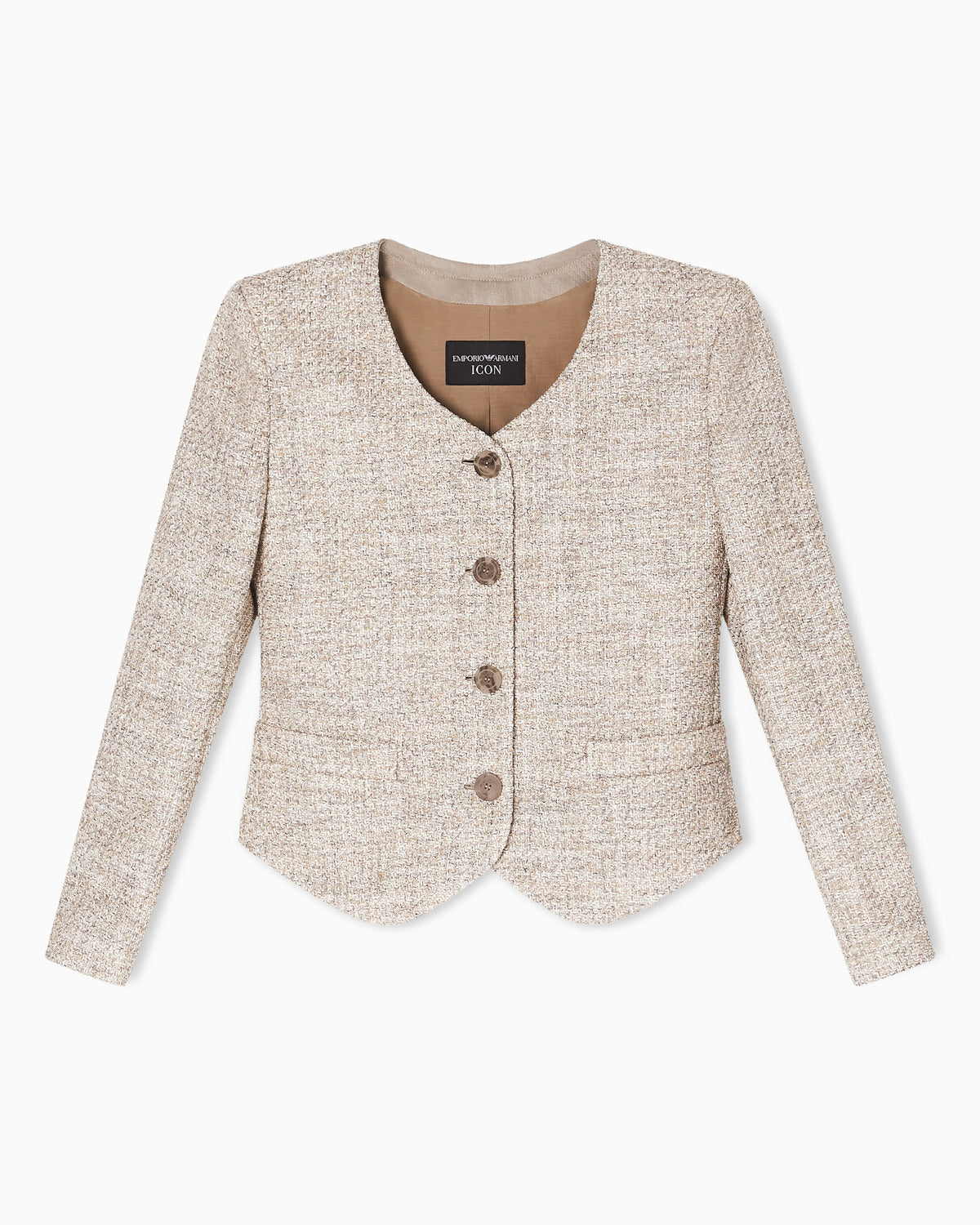 Icon mélange tweed jacket