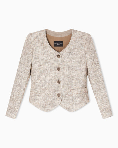 Icon mélange tweed jacket