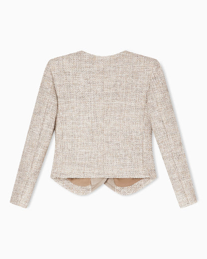 Icon mélange tweed jacket