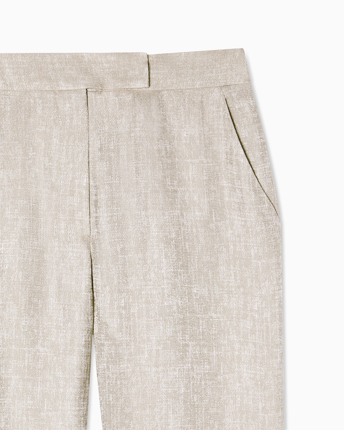 Icon trousers in armure jacquard