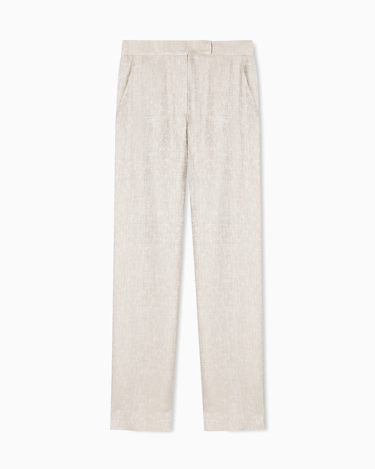 Icon trousers in armure jacquard