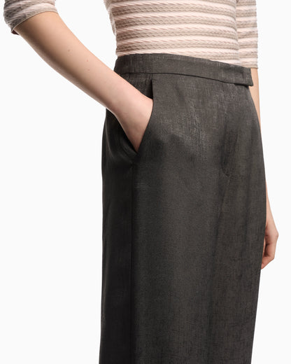 Icon trousers in armure jacquard