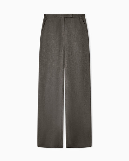 Icon trousers in armure jacquard