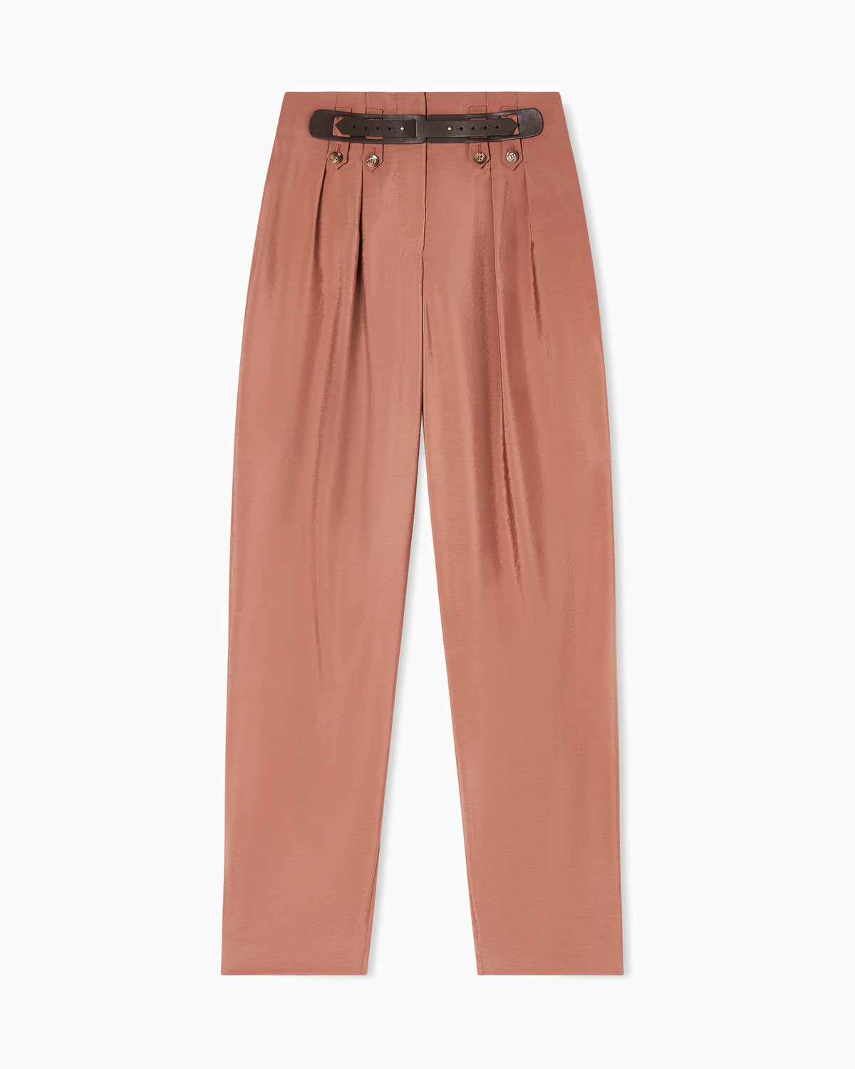 Icon modal muslin oval-leg trousers