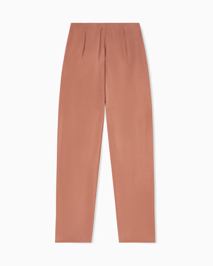 Icon modal muslin oval-leg trousers
