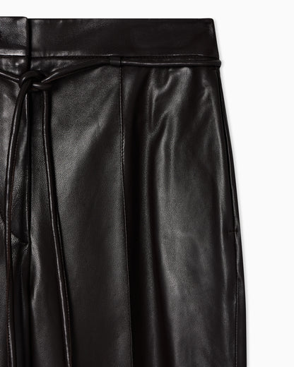 glove-quality lambskin nappa leather trousers