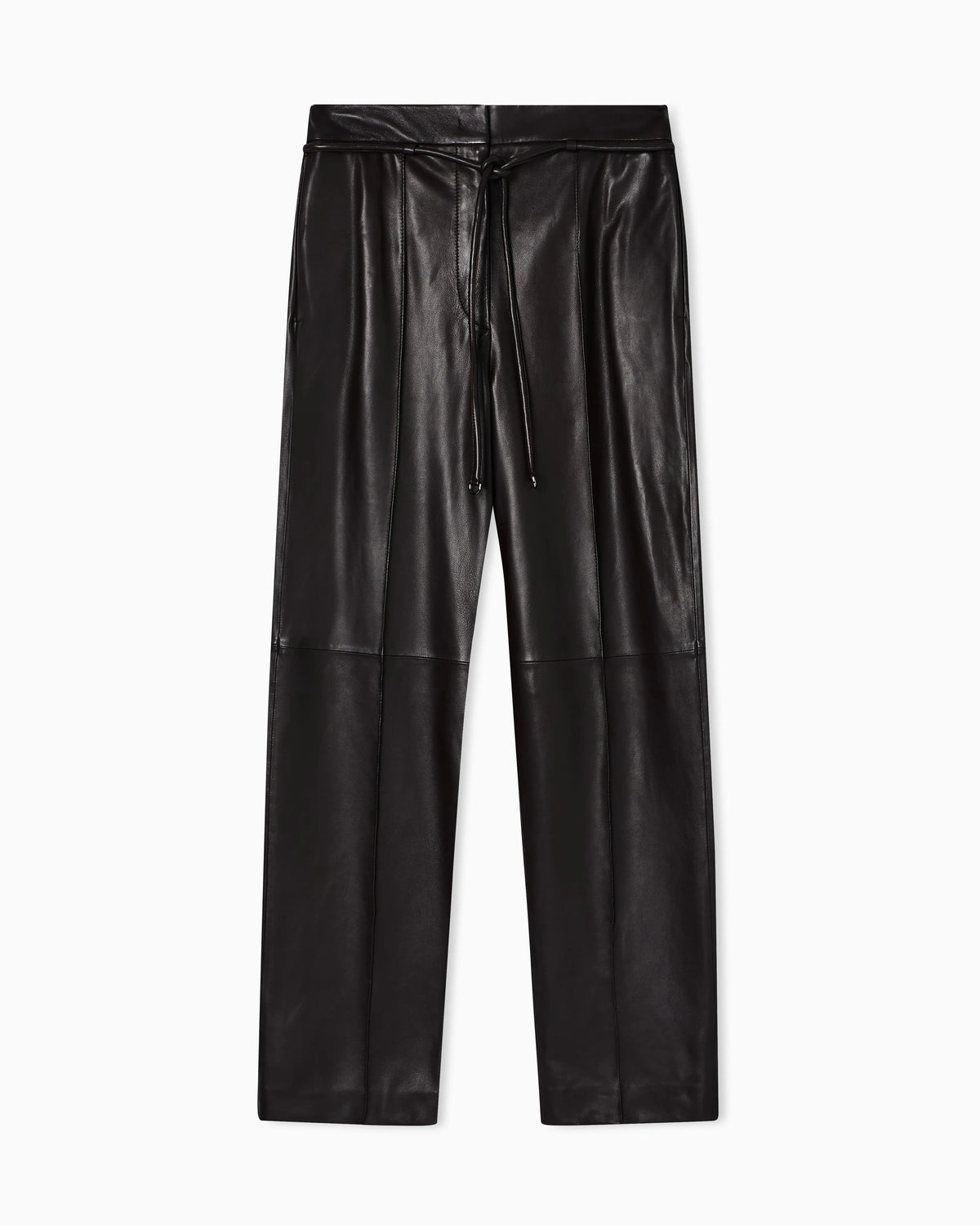glove-quality lambskin nappa leather trousers