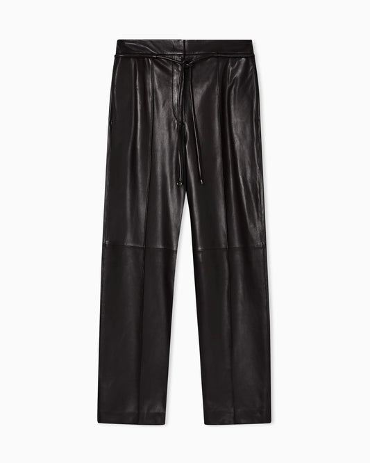 glove-quality lambskin nappa leather trousers