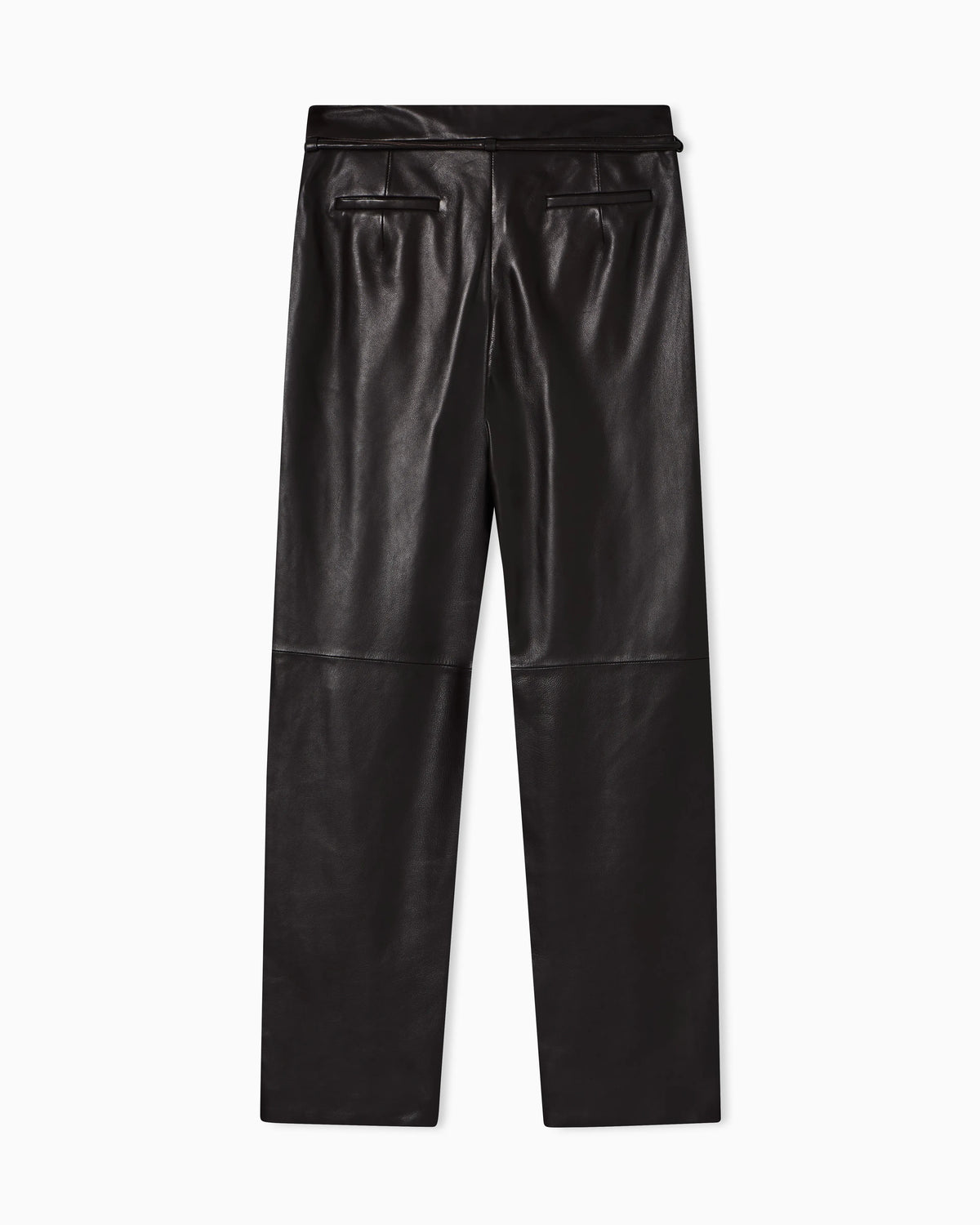 glove-quality lambskin nappa leather trousers