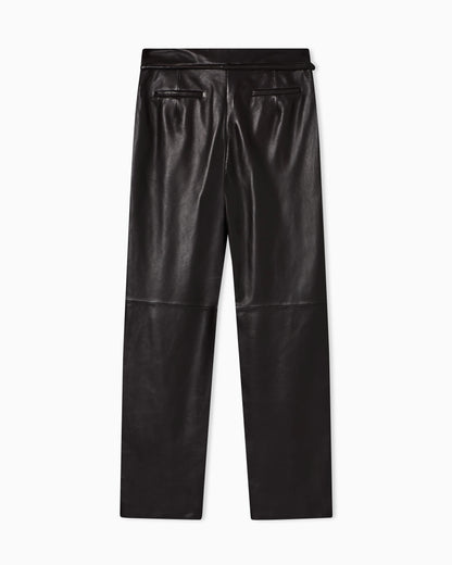 glove-quality lambskin nappa leather trousers