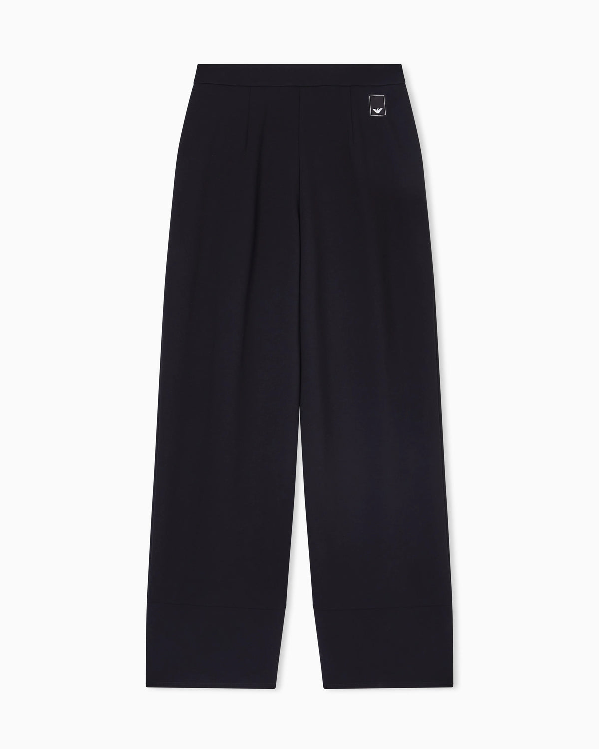 Travel Essentials interlock jersey pleated trousers