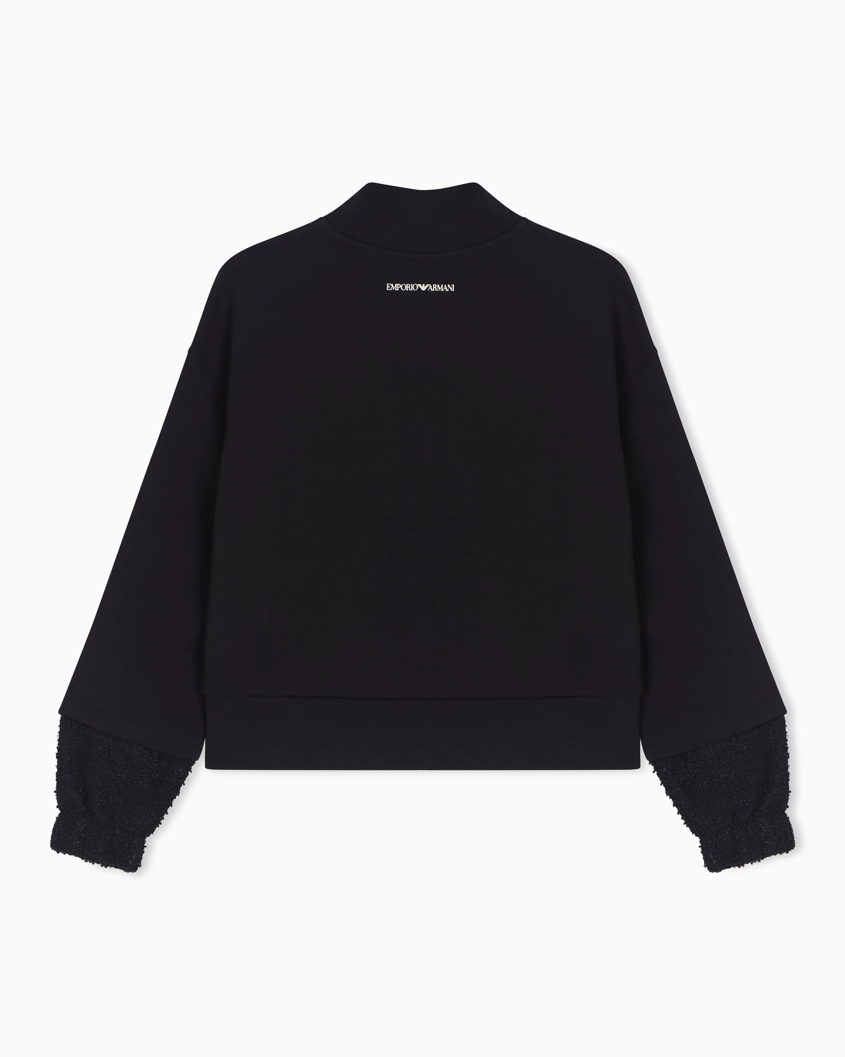 Lunar New Year double-jersey sweatshirt with tweed details
