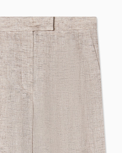 Linen chambray trousers