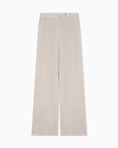 Linen chambray trousers