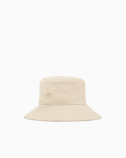 Canvas cloche hat
