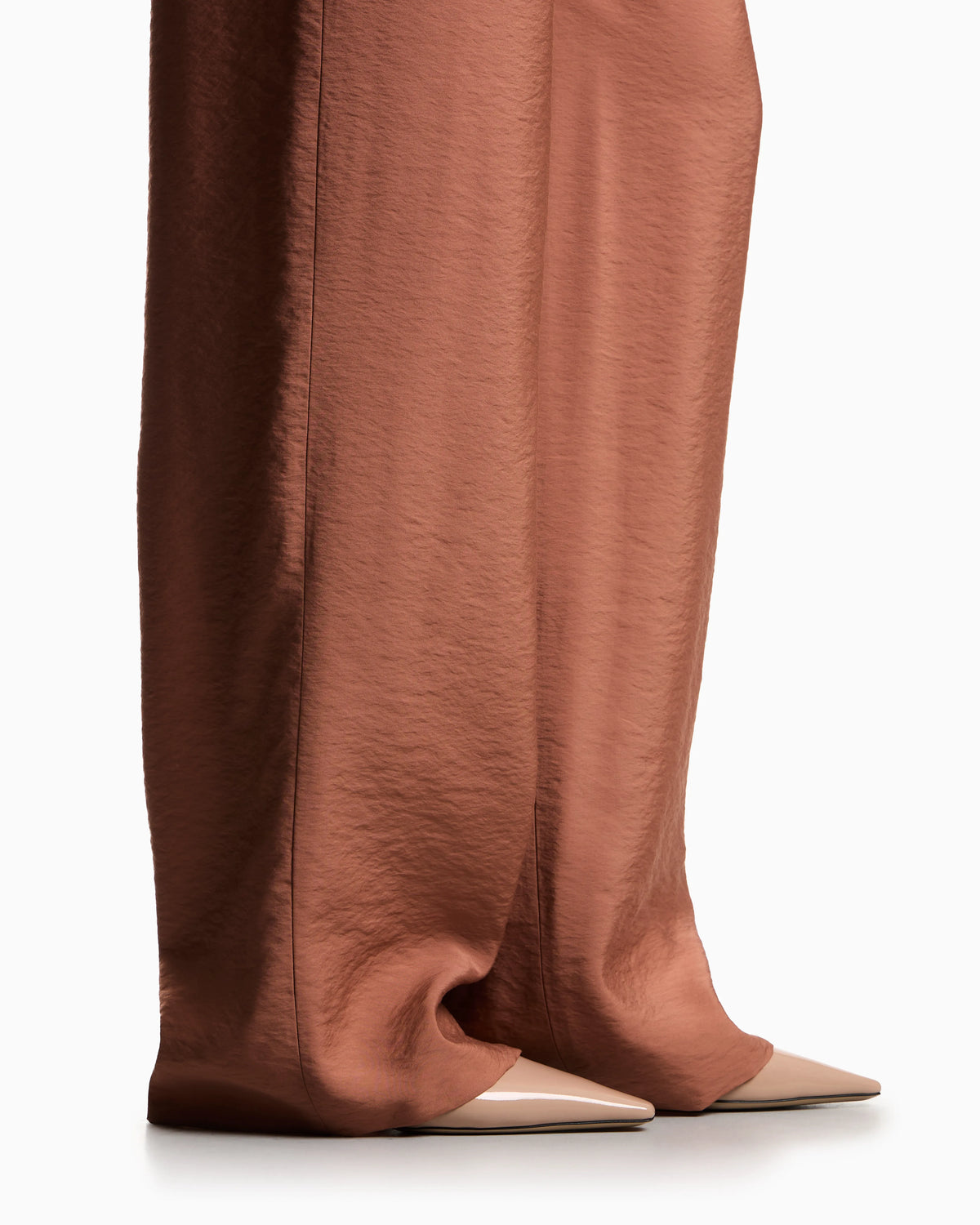Icon modal muslin elasticated-waist trousers