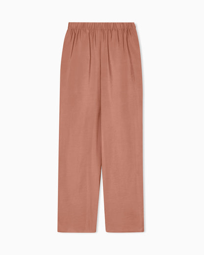 Icon modal muslin elasticated-waist trousers