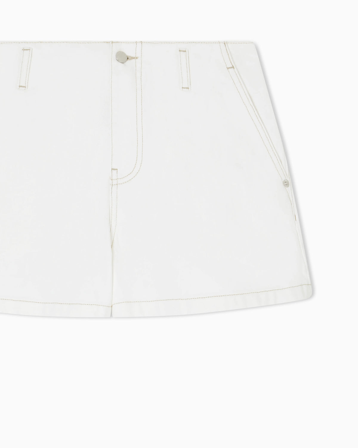 Regular-fit shorts in garment-dyed drill