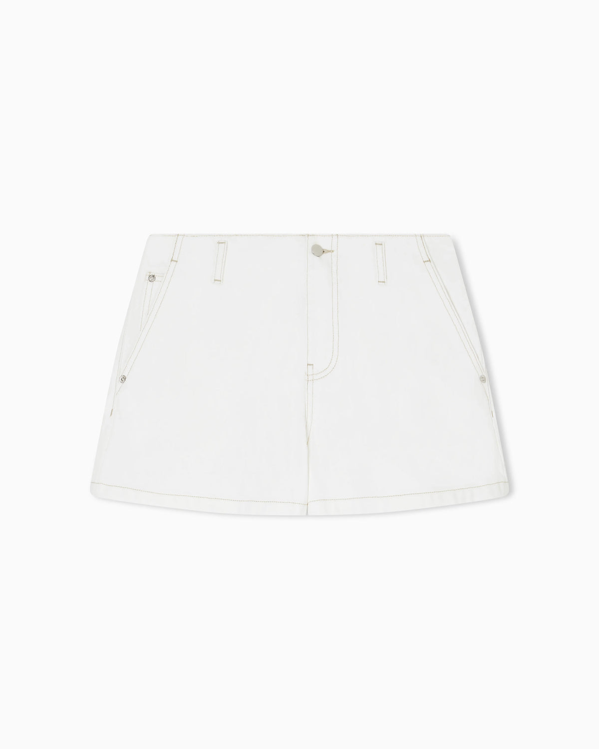 Regular-fit shorts in garment-dyed drill