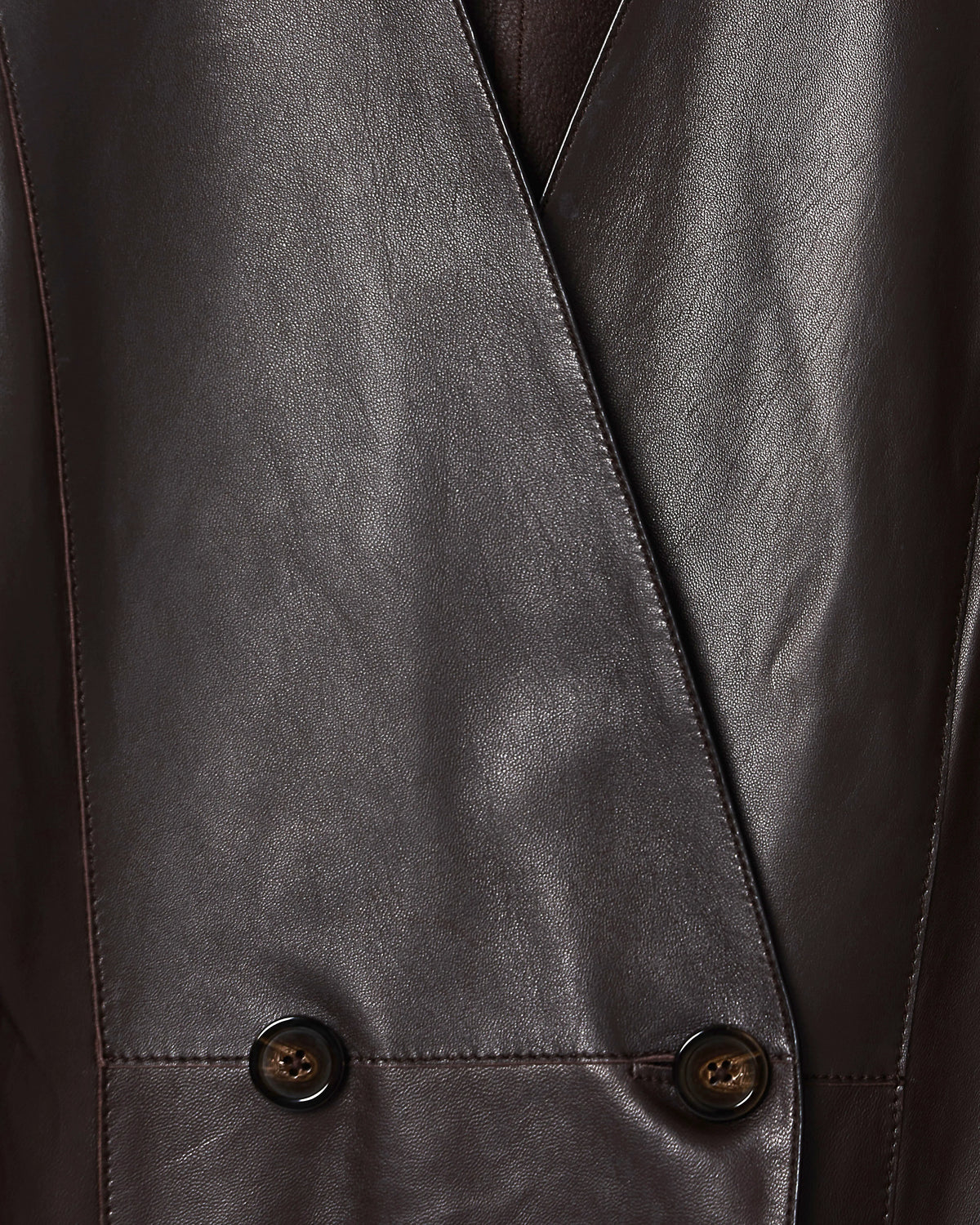 raw-cut glove-quality lambskin nappa leather blazer