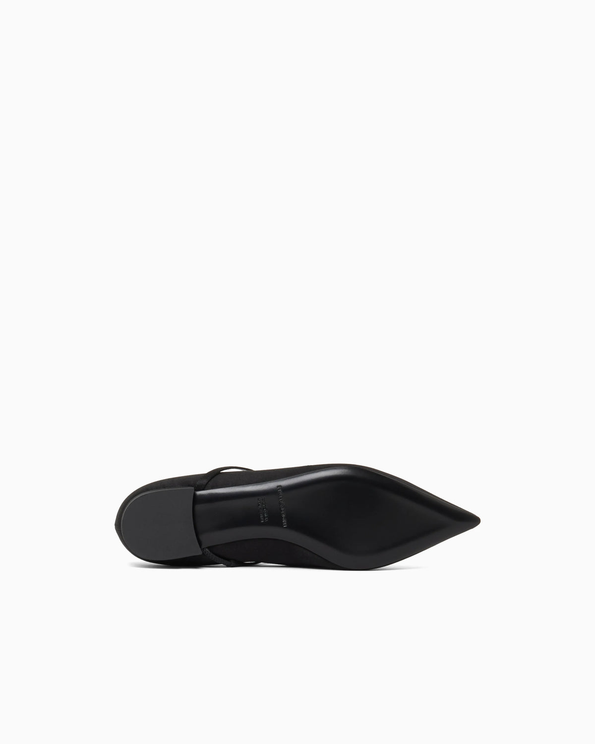 Satin T-bar ballerinas