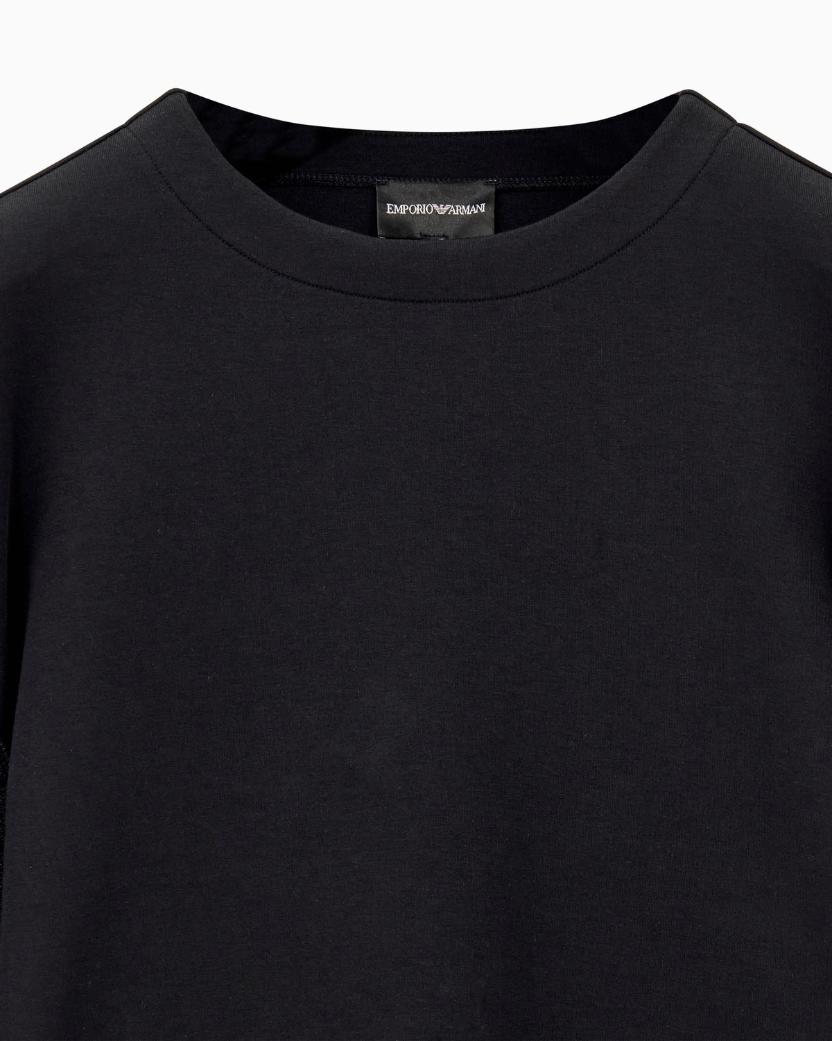 Double jersey sweatshirt with chenille tape Travel Essential