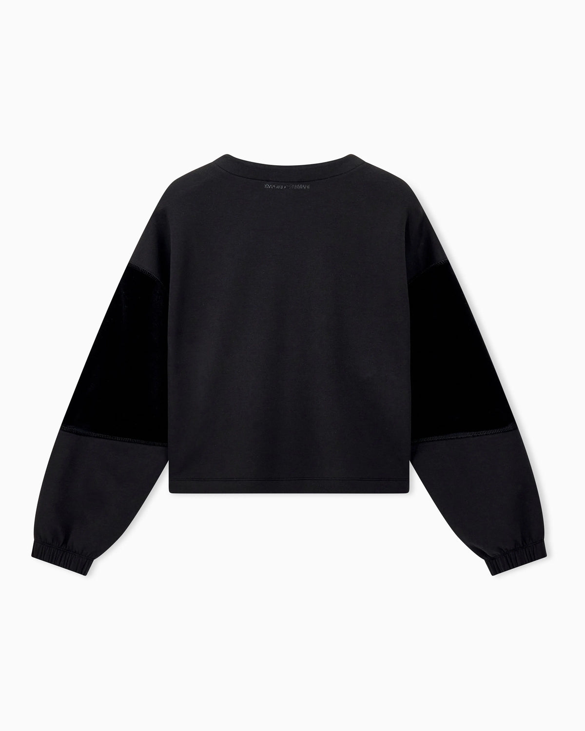 Double jersey sweatshirt with chenille tape Travel Essential