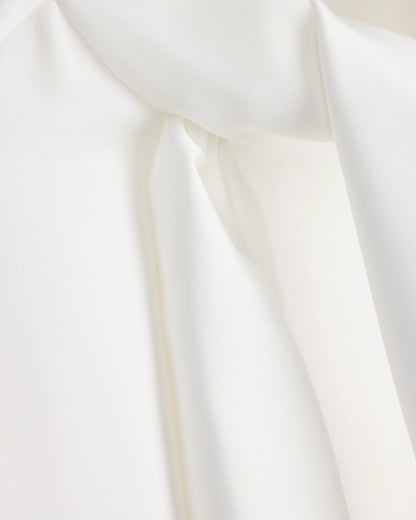 Unlined shirt in techno twill with back zipper and hook