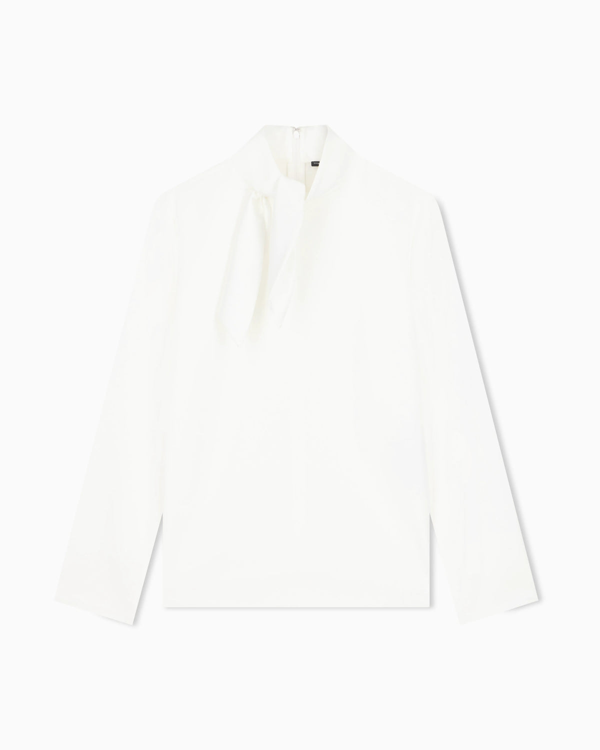 Unlined shirt in techno twill with back zipper and hook