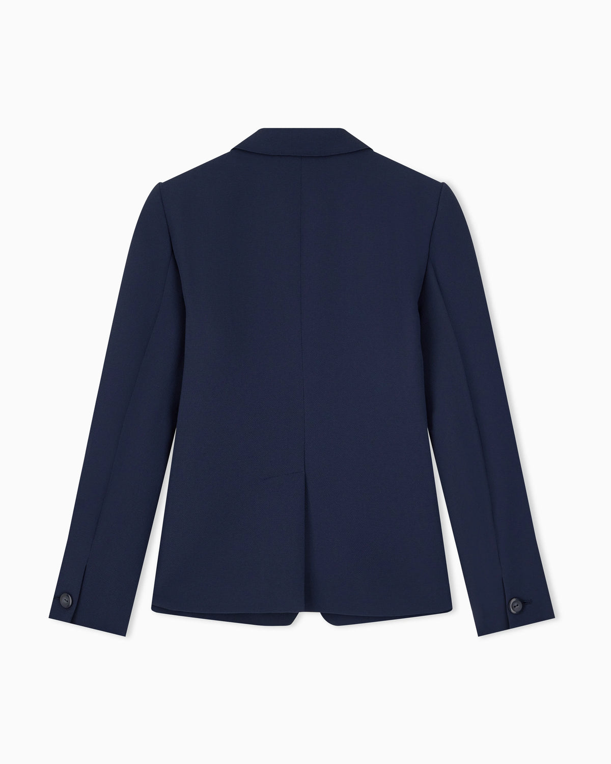 Tailored single-breasted blazer with notched lapels