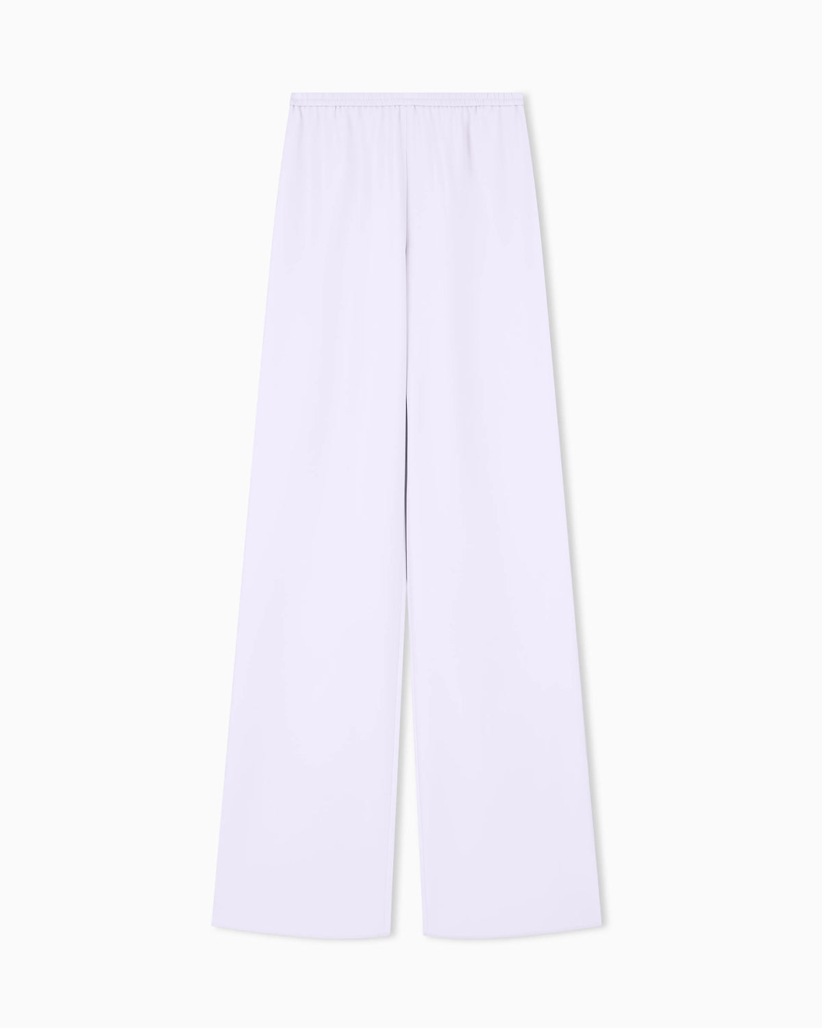 Techno cady wide-leg trousers with an elasticated waistband