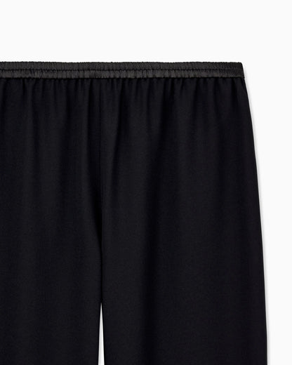 Techno cady wide-leg trousers with an elasticated waistband