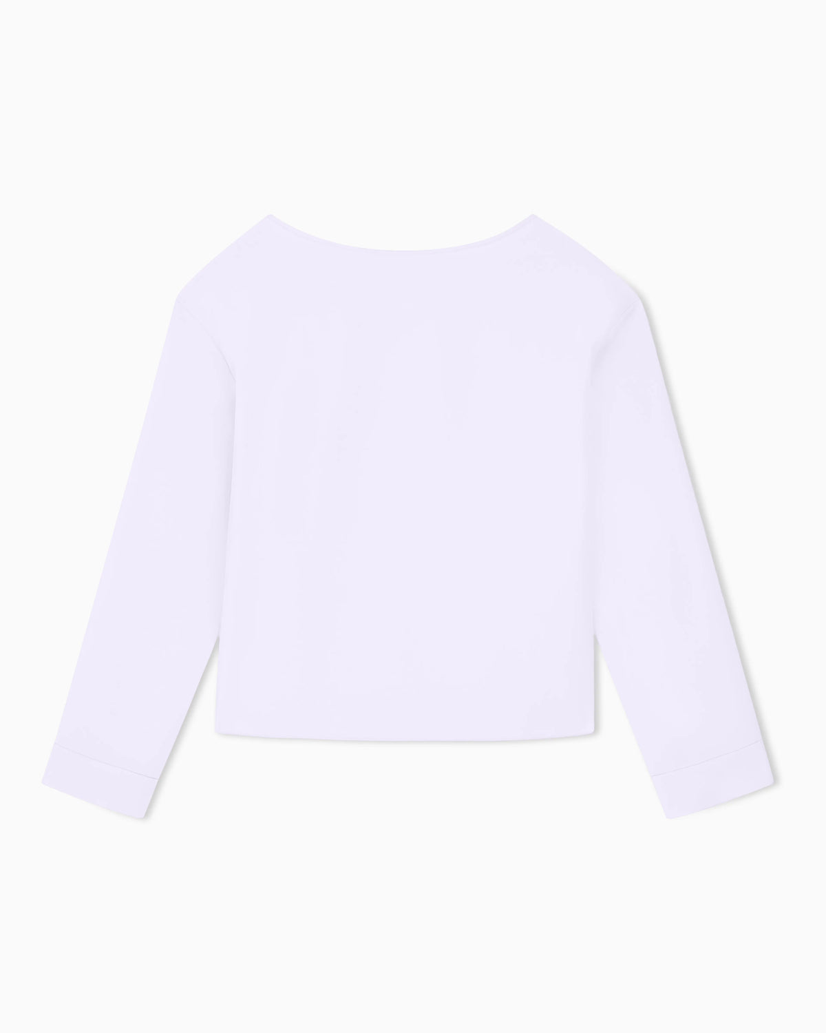Unlined top in techno cady with stud rivets and buttonholes