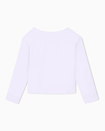 Unlined top in techno cady with stud rivets and buttonholes