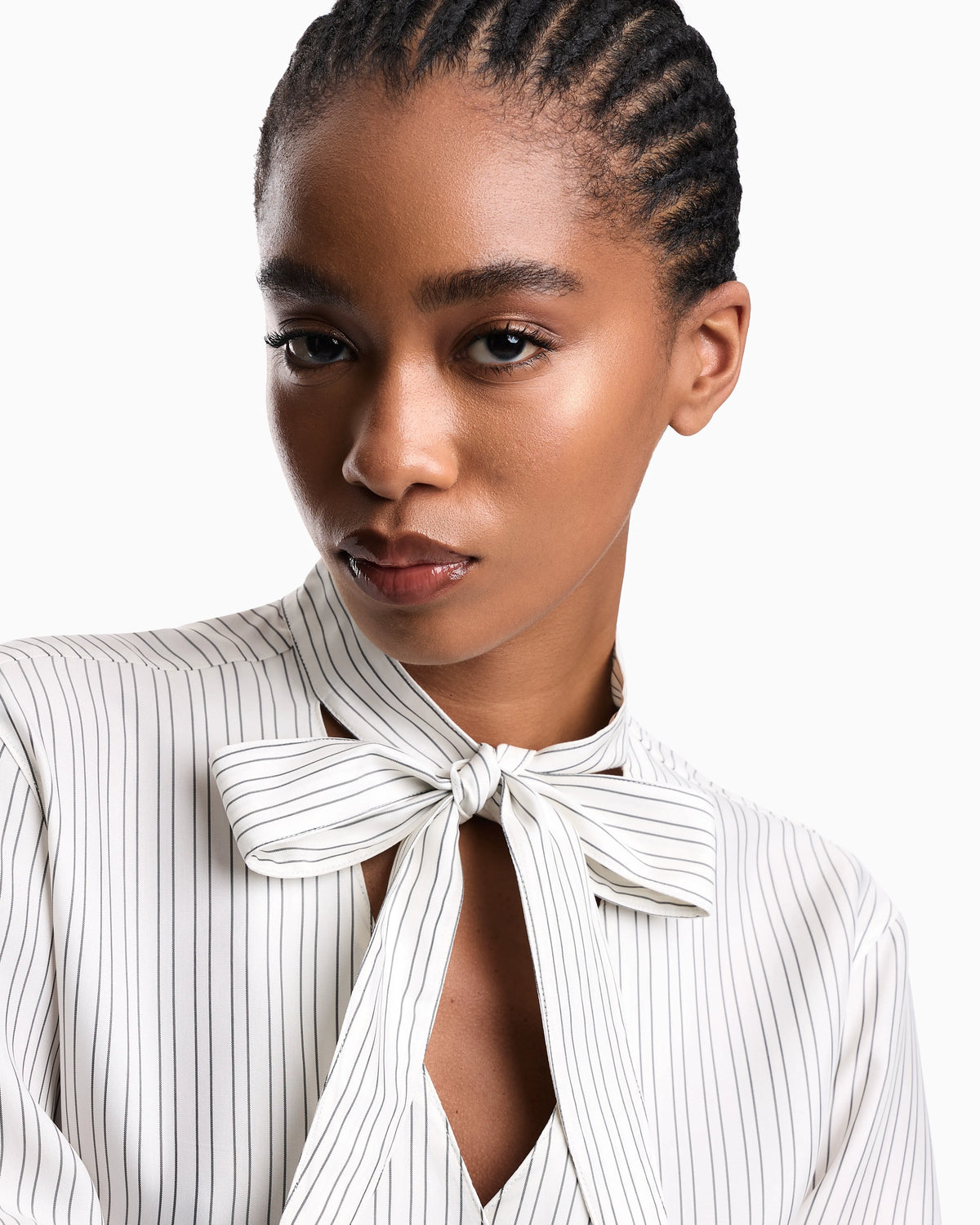 Eagle Club cupro-blend foulard collar shirt