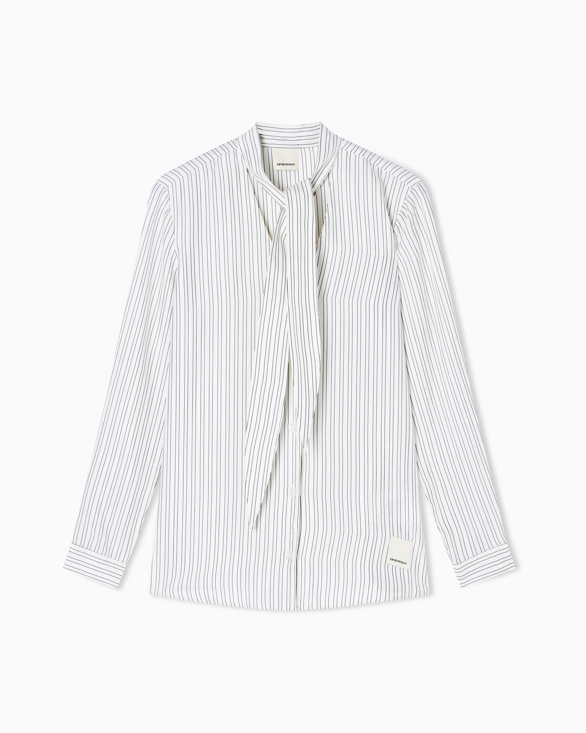 Eagle Club cupro-blend foulard collar shirt