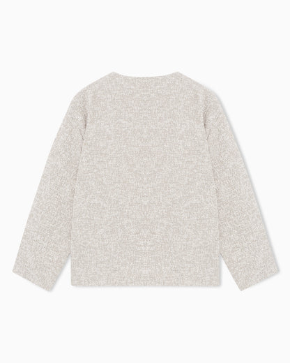 Bouclé jacquard jersey jacket