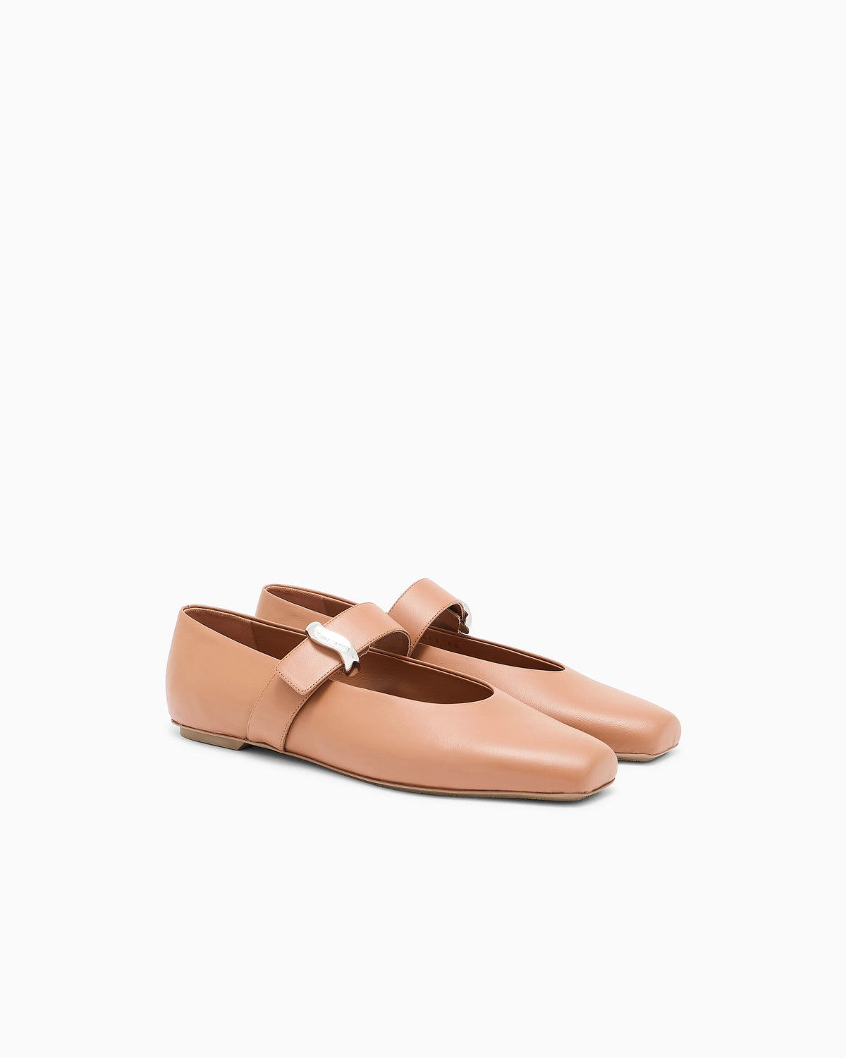 Nappa-leather ballerinas