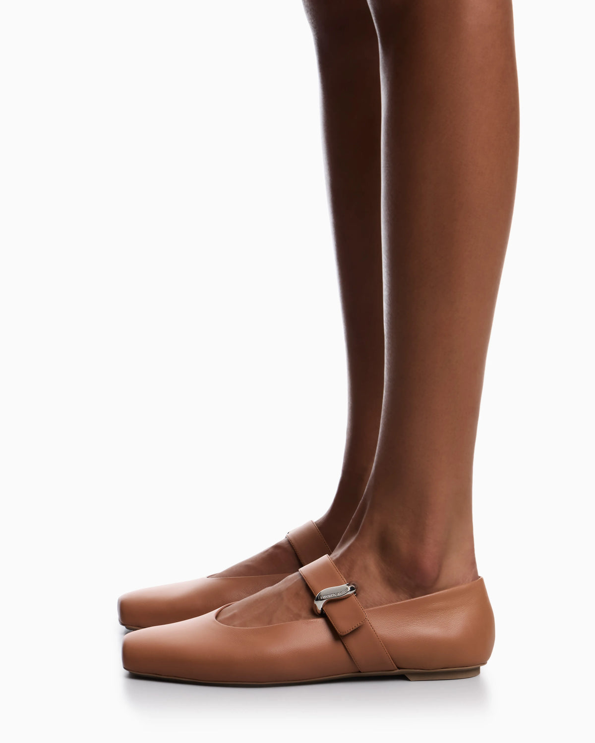 Nappa-leather ballerinas
