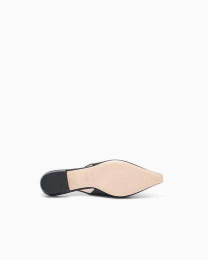 Ballet flat in nappa leather
