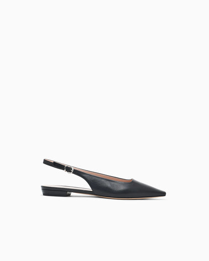 Ballet flat in nappa leather