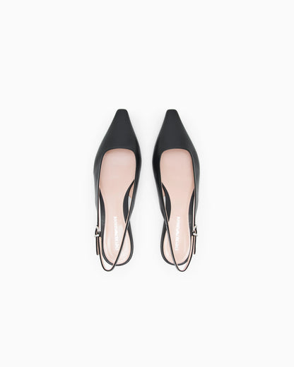 Ballet flat in nappa leather