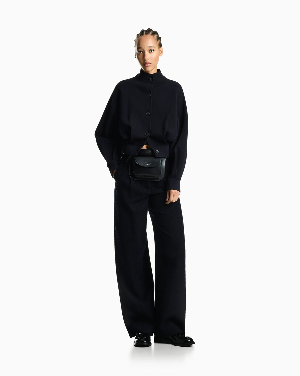 Signature Capsule ponte fabric jacket