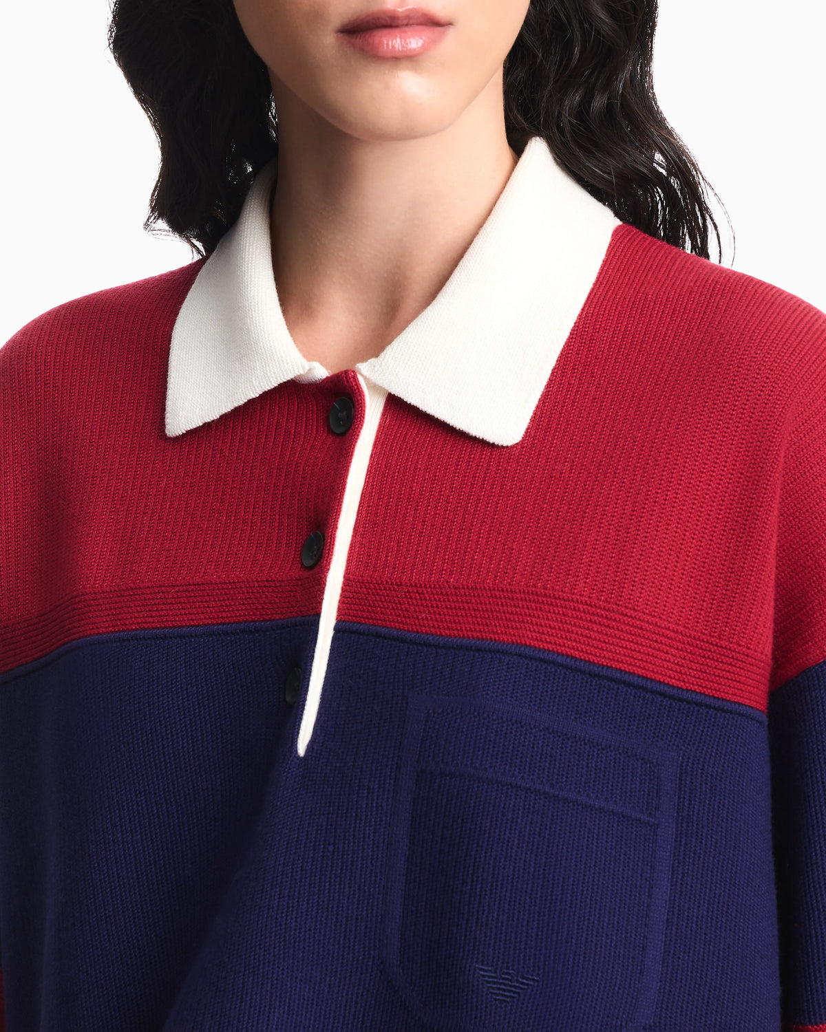 Boteh Capsule Collection polo-collar jumper