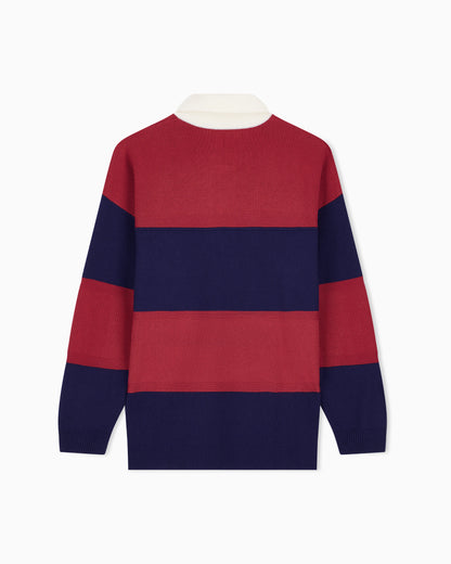 Boteh Capsule Collection polo-collar jumper