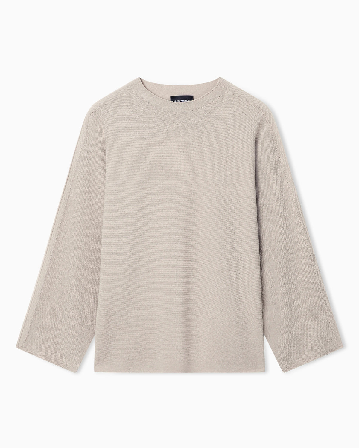 Link-stitch knit jumper
